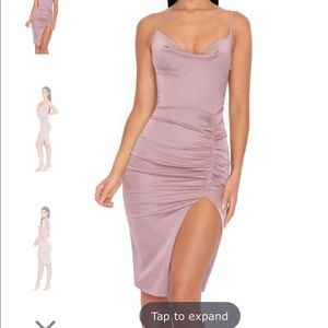 Oh Polly Satin Dress